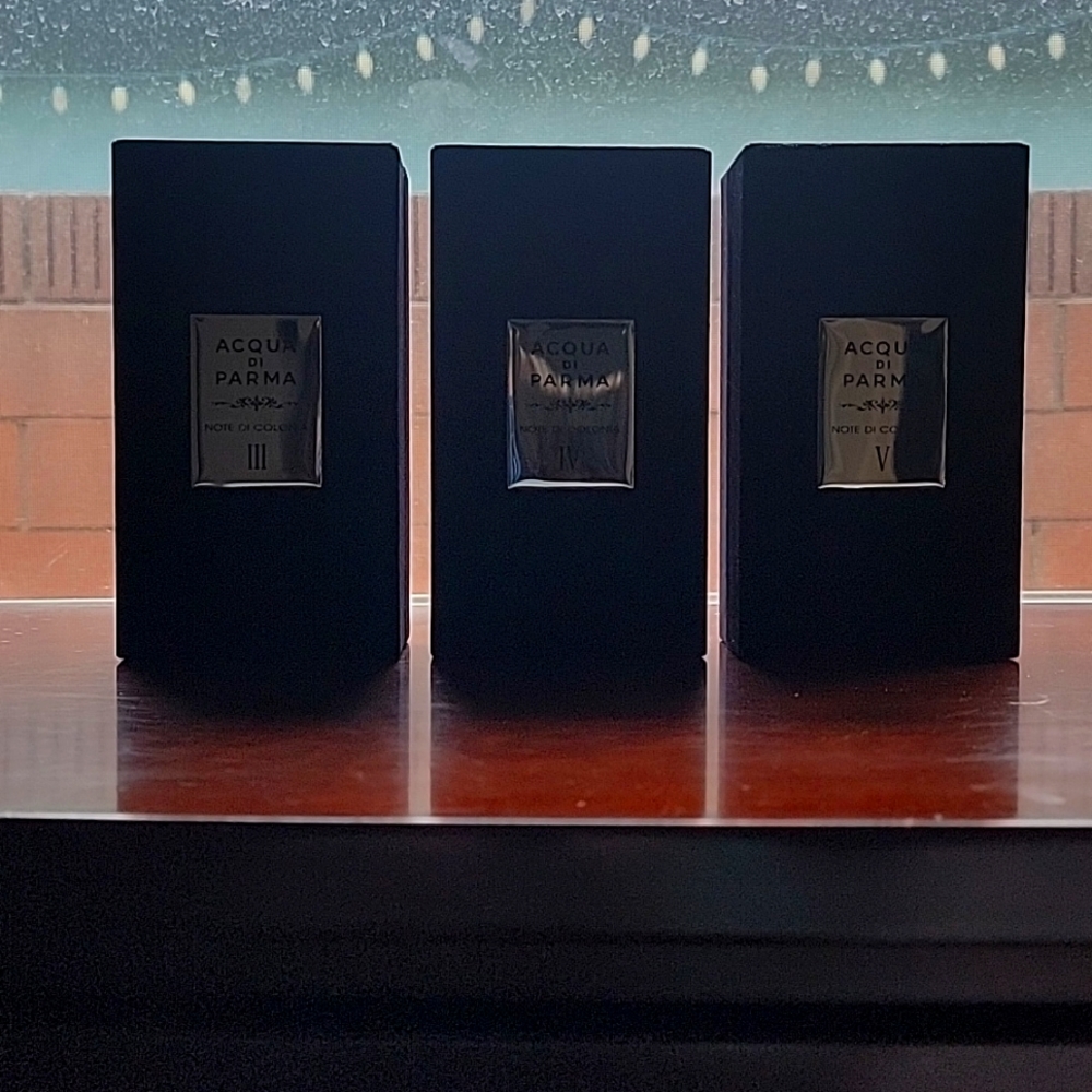 Acqua di Parma cologne boxes